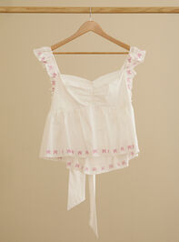 Larissa Bow Tie-Back Top - TULLABEE