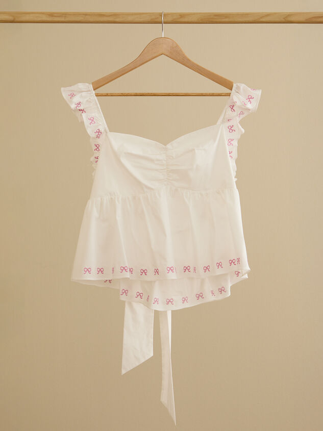 Larissa Bow Tie-Back Top - TULLABEE