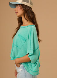 Khani Boxy Pocket Tee Detail 3 - TULLABEE
