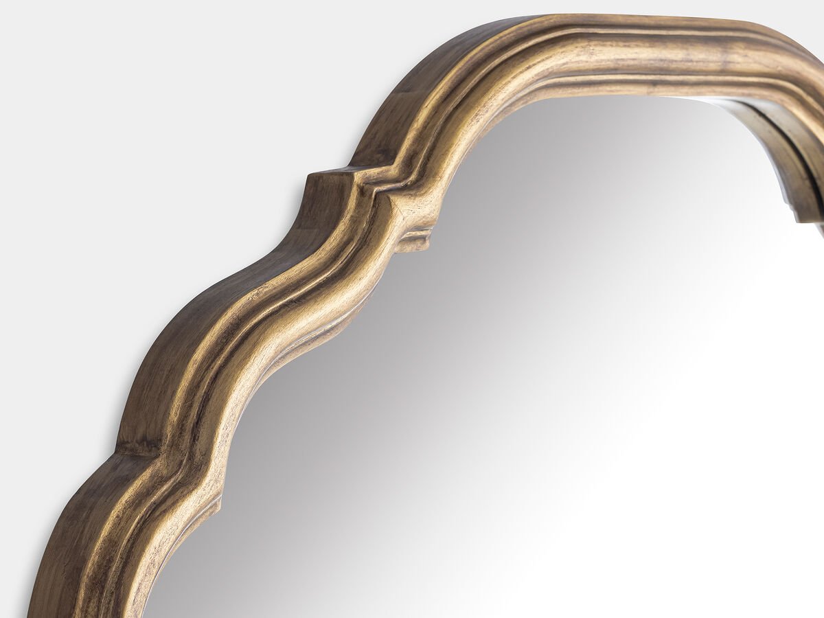 Colette Gilded Wood Mirror Detail 4 - Altar'd State