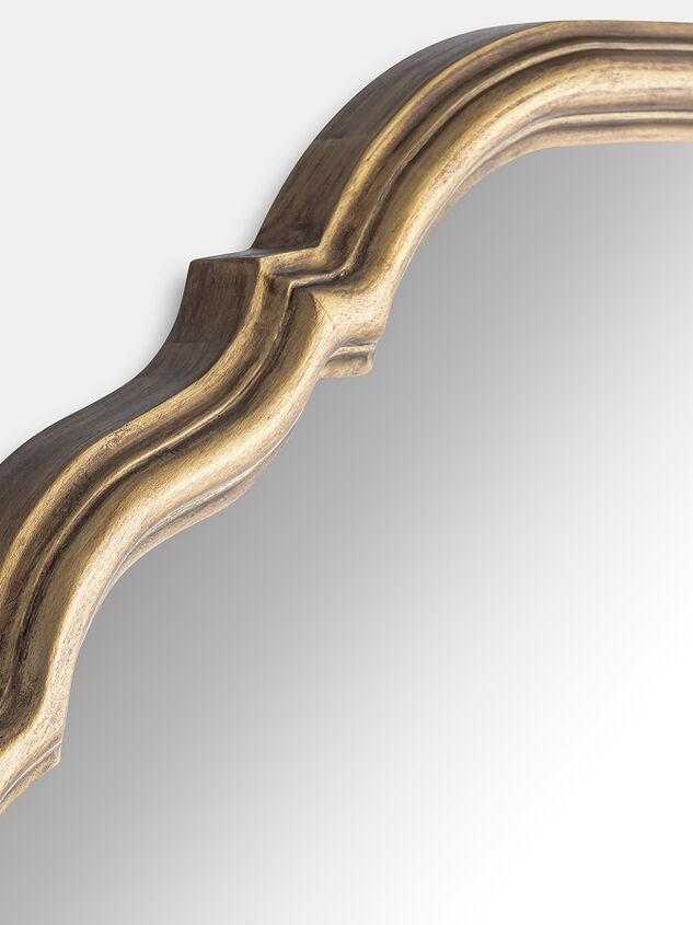 Colette Gilded Wood Mirror Detail 4 - TULLABEE