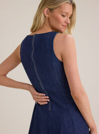 Stella Denim Midi Dress Detail 5 - TULLABEE