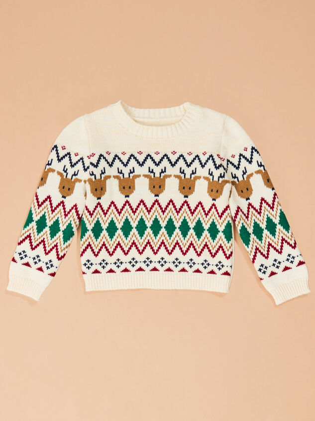 Reindeer Sweater and Pant Set Detail 3 - TULLABEE