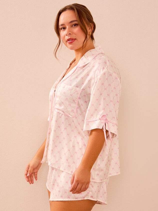 Stacie Satin Bow Top Detail 4 - TULLABEE