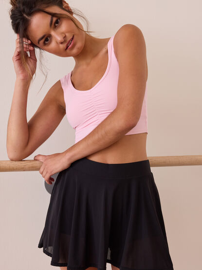 Top Speed Mesh Circle Skirt - TULLABEE