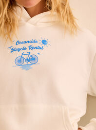 Oceanside Bicycle Rental Hoodie Detail 4 - TULLABEE