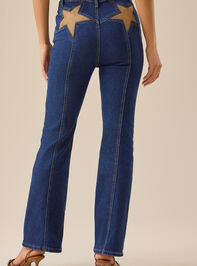 Skyla Star High Rise Jeans Detail 4 - TULLABEE
