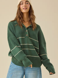 Kalea Quarter Button Sweater Detail 3 - TULLABEE