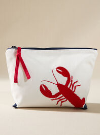 Embroidered Lobster Pouch - TULLABEE