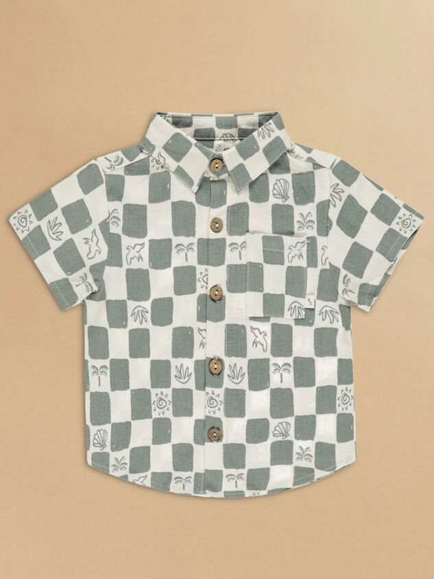 Coastal Check Collared Shirt By Rylee + Cru - TULLABEE