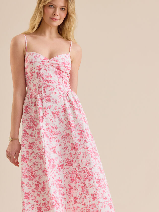 Nevaeh Floral Maxi Dress Detail 4 - TULLABEE