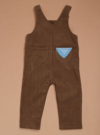 Farm Friends Corduroy Overalls Detail 3 - TULLABEE