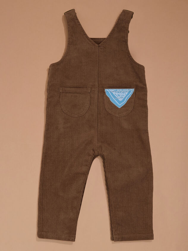 Farm Friends Corduroy Overalls Detail 3 - TULLABEE