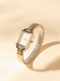 Mixed Metal Rectangle Watch - TULLABEE