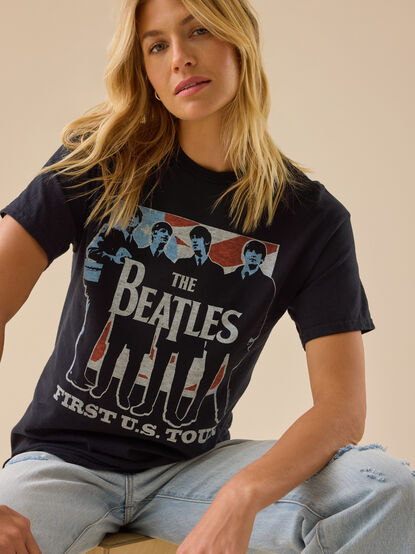 The Beatles Tour Graphic Tee - TULLABEE