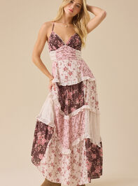 Adernlia Floral Maxi Dress Detail 3 - TULLABEE