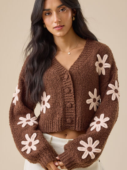 Francesca Flower Cardigan - TULLABEE