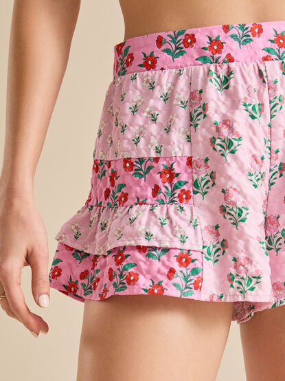 Kamryn Ruffle Shorts - TULLABEE