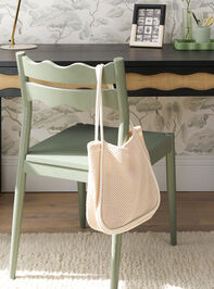 Fennel Upholstered Stool Detail 2 - TULLABEE