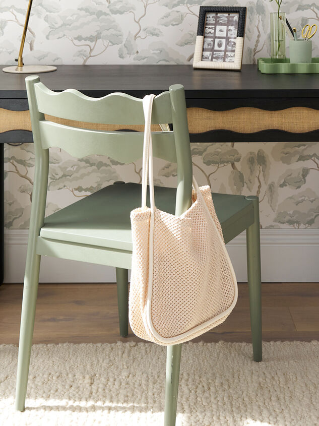 Fennel Upholstered Stool Detail 2 - TULLABEE