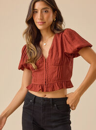 Winifred Baby Doll Top Detail 2 - TULLABEE