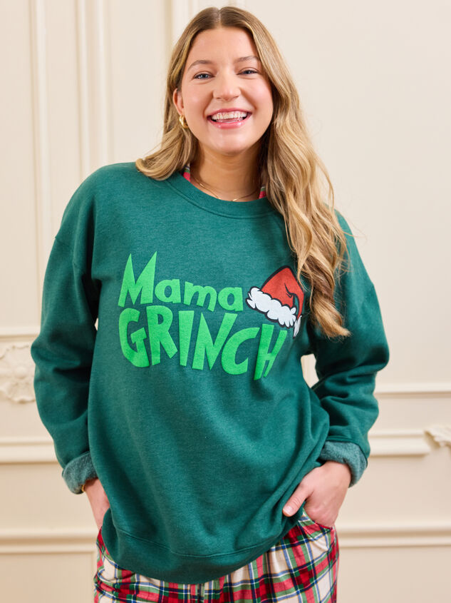 Mama Grinch Sweatshirt - TULLABEE