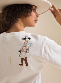 Rosie Embroidered Tee Detail 6 - TULLABEE
