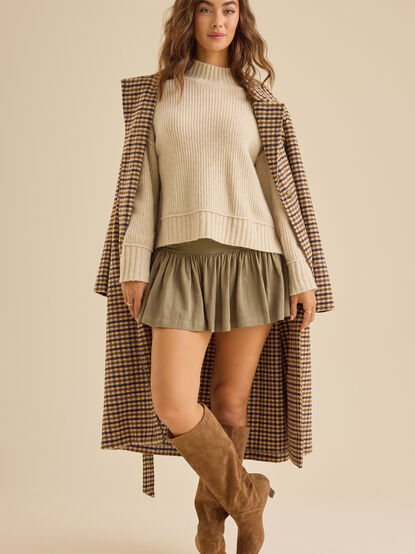 Betsy Pleated Mini Skirt - TULLABEE