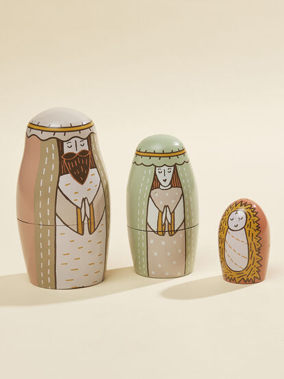 Nesting Nativity Set - TULLABEE