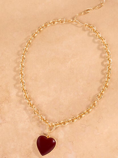 Heart Pendant Necklace - TULLABEE