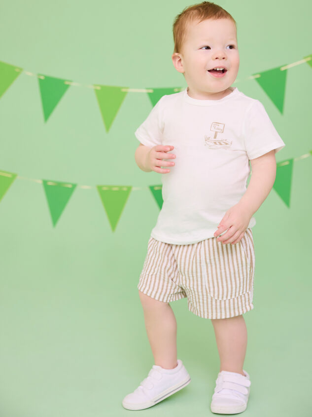 Eli Striped Short Detail 4 - TULLABEE