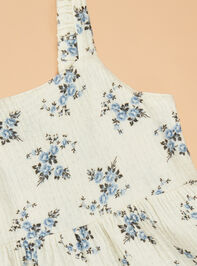 Belle Baby Floral Top and Pant Set Detail 3 - TULLABEE