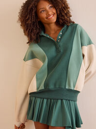 Peak Balloon Sleeve Pullover Detail 4 - TULLABEE