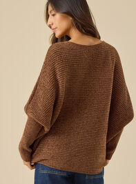 Amryn Chenille Dolman Sweater Detail 4 - TULLABEE
