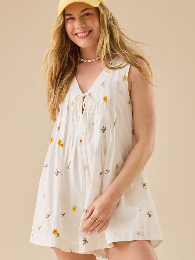 Evie Embroidered Romper - TULLABEE
