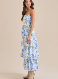 Halina Floral Maxi Dress Detail 4 - TULLABEE