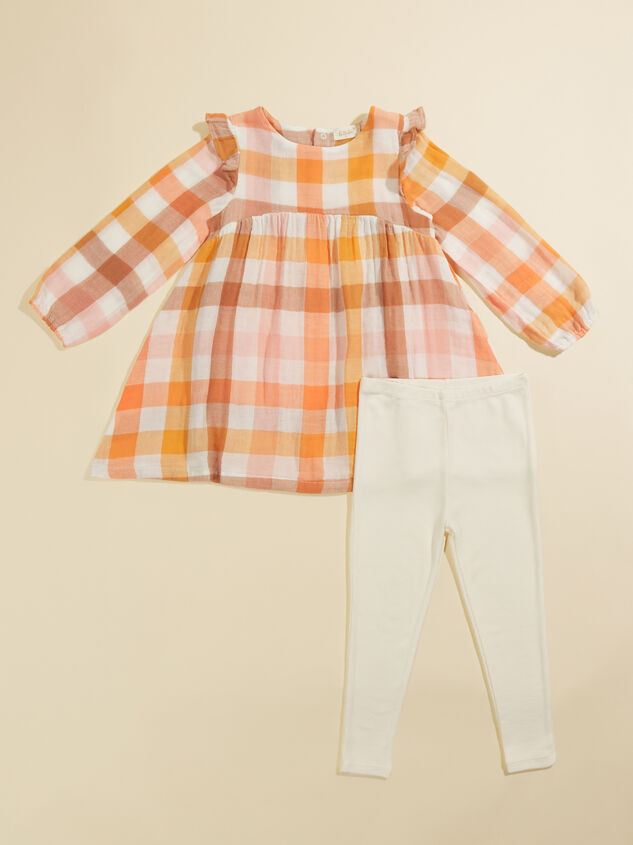 Briar Plaid Dress and Legging Set Detail 2 - TULLABEE