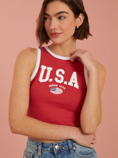USA Graphic Baby Tank - TULLABEE