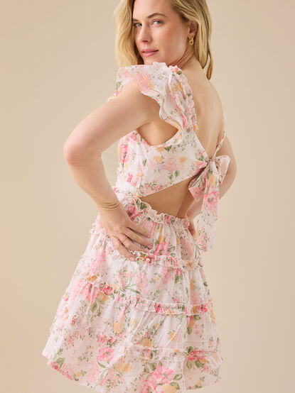 Bronnen Floral Mini Dress - TULLABEE