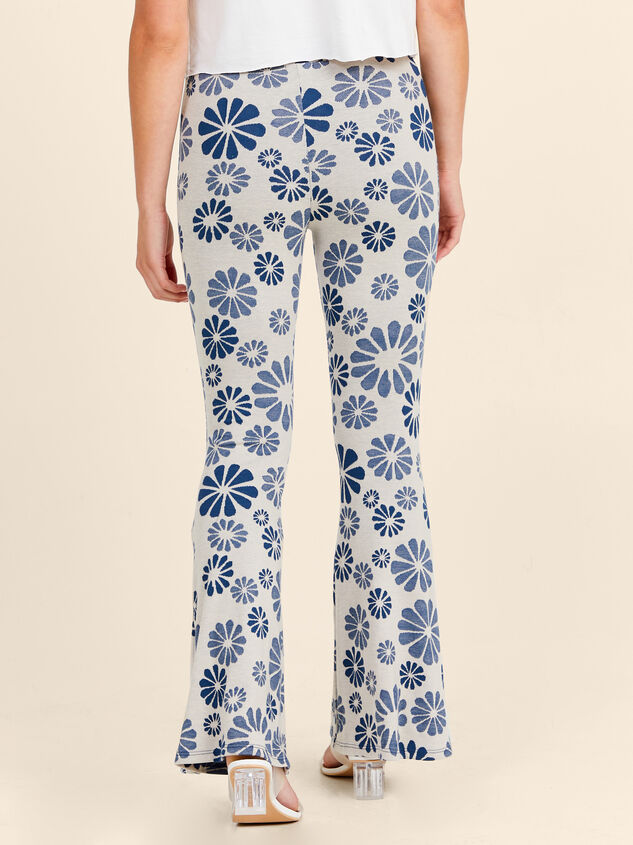 Just Groovy Floral Flare Pants - Mama Detail 4 - TULLABEE