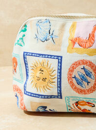 Poolside Cosmetic Pouch Detail 2 - TULLABEE