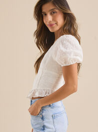 Ellerie Embroidered Corset Top Detail 2 - TULLABEE