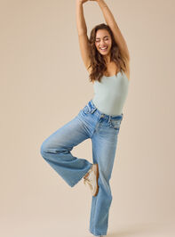 Everyday Seamless Solid Bodysuit Detail 4 - TULLABEE