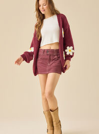 Josie 3D Flower Cardigan Detail 2 - TULLABEE