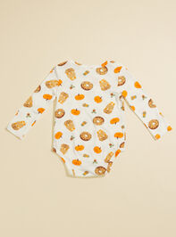 Pumpkin Spice Latte Bodysuit Detail 2 - TULLABEE