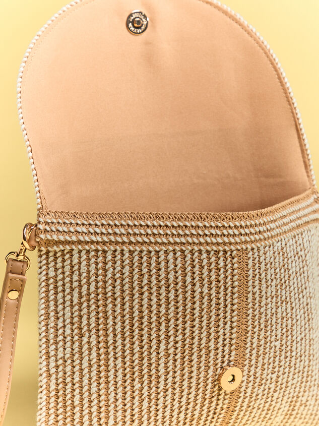 Woven Envelope Crossbody Detail 3 - TULLABEE
