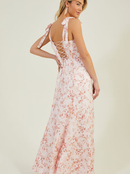 Jacindy Floral Maxi Dress - TULLABEE