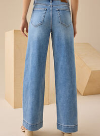 Reid Wide Leg Jeans Detail 5 - TULLABEE