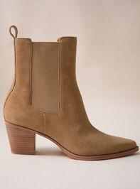 Canyon Suede Mini Boot Detail 2 - TULLABEE