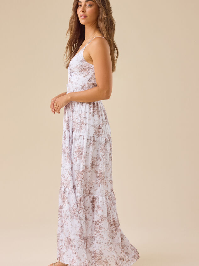 Marissa Floral Maxi Dress Detail 4 - TULLABEE